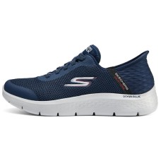 Skechers Go Walk Fle Cushioning Wear-Resistant Low-Top Running Shoes Men's Blue Синий, 39.5
