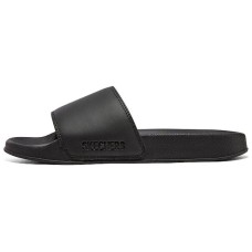 Skechers Cali Side Lines 2 EVA Slip Resistant Abrasion Resistant Casual Slippers Women's Black 35