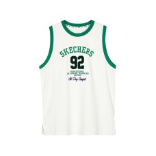 Skechers SS24 Tank Tops Unisex Marshmallow White Белый, M