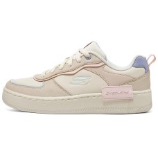 Skechers Sport Court 92 Shoes 'Cream White Beige' Women's Beige pink blue, 37.5