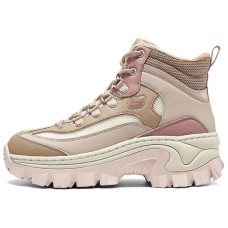 Skechers Street Anti-Slip Wear-Resistant High-Top Casual Shoes Women's Taupe Taupe/Multicolor, 39