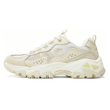 Skechers D'LITES Hiker Cushioned Anti-Slip And Wear-Resistant Lightweight Low-Top Chunky Sneakers Women's White Белый, 37