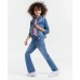 Big Girls Mid-Rise Flare-Leg Jeans Dekalb Wash, XS