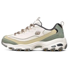 Skechers D'LITES 1.0 Milk Tea Bear Low Top Casual Shoes Women's Olive 36