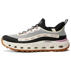 Skechers OUTDOOR Anti-Slip Wear-Resistant Low-Top Casual Shoes Women's Beige Black Бежевый/Черный, 36