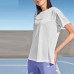 Skechers Raglan Sleeve T Shirt Women's Bright White Bright white 0019, M