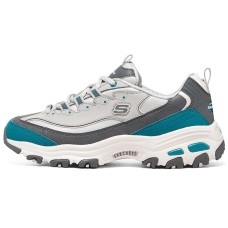 Skechers D'lites 1.0 'White Teal Grey' Women's 38