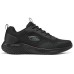 Skechers Cushioned Slip-Resistant Breathable Low-Top Casual Shoes Men's Black Warrior 45.5