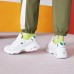 Skechers DLites White Green Women's 38.5