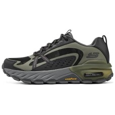 Skechers Max Protect Max Protect Cushioning Anti-Slip And Wear-Resistant Low-Top Casual Shoes Men's Chocolate Faux Gold 39