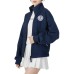 adidas Women'ss Letter Embroidered Running Training Jacket Blue Синий, S