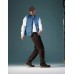 ASOS DESIGN straight leg jeans in brown wash brown wash, W28 L32