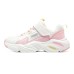 Skechers Girls Anti Slip Wear Resistant Low Top Kids Lifestyle Shoes White Pink Teenagers Белый Розовый, 32