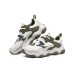 Skechers D'LITES 1.0 Bubbu Bear-New Anti-Slip Wear-Resistant Low-Top Chunky Sneakers Men's White Green 41.5