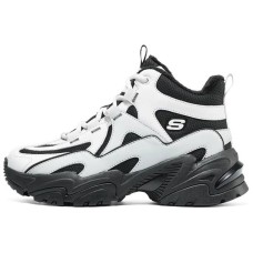 Skechers Stamina Chunky Sneakers Women's High-Top Natural & Black Черный, 35.5