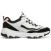 Skechers D'LITES 1.0 Anti Slip Wear Resistant Low Top Chunky Sneakers Women's Black White Pink черный/белый/розовый, 35