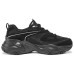 Skechers DLITES Anti-Slip Wear-Resistant Breathable Support Low-Top Chunky Sneakers Women's All Black Черный, 36