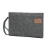 MashaLanti Synthetic Leather Shoulder Bag, Handle Bag, Clutch Regular Men's Smoke Gray Smoke Gray, Shopping Bag