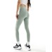 adidas Running essentials 7/8 leggings in green Silver Green, XS