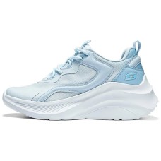 Skechers Cushioning Breathable Height Increasing Rebound Low-Top Casual Shoes Women's Blue Голубой, 39