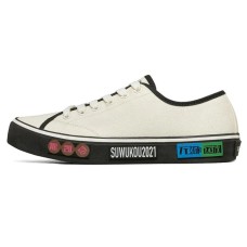 Skechers V'lites Abrasion Resistant Slip Resistant Low Top Canvas Shoes Women's 38