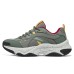 Skechers Street Cushioned Wear-Resistant Breathable Lightweight Low-Top Casual Shoes Men's Gray Green Gray Green, 42