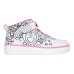 Skechers Sport Court 92 Anti-Slip Wear-Resistant Mid-Top Kids' Skateboarding Shoes White Black Kids' Черно-белый, 32