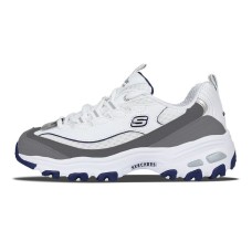Skechers D'LITES 1.0 Black And White World Wear-Resistant Slip-Resistant Low-Top Chunky Sneakers Women's Black White Черно-белый, 37.5