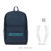 Skechers Fabric Backpack Unisex Navy Blue