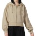 Skechers Jacket Women's Beige Brown Beige Brown/01GA, L