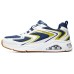 Skechers Wear-resistant And Lightweight Low-Top Casual Running Shoes Men's White Blue White blue, 39.5