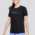 Skechers Raglan Sleeve T Shirt Women's Carbon Black Carbon Black 0018, M