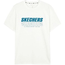 Skechers Sports Alliance Series T Shirt Unisex Marshmallow White Белый, XS