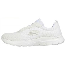 Skechers Flex Appeal 4.0 Cushioning Anti-Slip Wear-Resistant Breathability Low-Top Casual Shoes Women's White 37.5