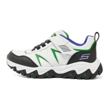 Skechers Anti Kick Kids Lifestyle Shoes White Black Green Teenagers Белый Черный Зеленый, 31