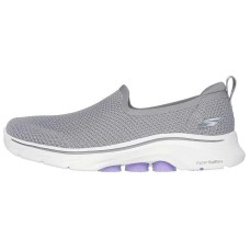 Skechers GO WALK 7 Cushioning Anti-Slip And Wear-Resistant Breathable Rebound Low-Top Casual Shoes Women's Gray Серый, 38