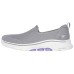 Skechers GO WALK 7 Cushioning Anti-Slip And Wear-Resistant Breathable Rebound Low-Top Casual Shoes Women's Gray Серый, 38