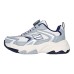 Skechers Kids Anti-Slip Wear-Resistant Kids Lifestyle Shoes Gray White Kids' Серый Белый, 27.5