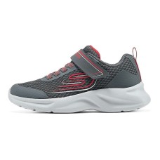 Skechers Kids BOYS Anti-Slip Wear-Resistant Kids Lifestyle Shoes Gray Red Kids' серый красный, 28.5