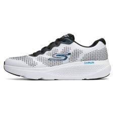 Skechers GO RUN Elevate Cushioning Slip Resistant Low Top Casual Running Shoes Men's White Black Черно-белый, 42