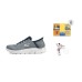 Skechers Slip Ins Durable Breathable Low Top Casual Running Shoes Men's Gray Blue Gray Blue, 42