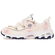 Skechers D'Lites 1.0 Chunky Sneakers Women's Low-Top Beige/Pink Оранжевый, 37.5