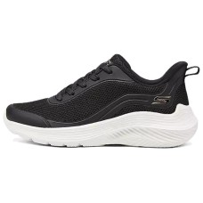 Skechers Bob's Anti-Slip Wear-Resistant Low-Top Casual Running Shoes Women's Black White Черно-белый, 38