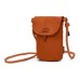 Skechers Fabric Cell Phone Pouch, Shoulder Bag, Crossbody Bag Regular Unisex Tan Бежевый