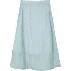 Skechers Yazhuan Series Casual Long Skirts Women's Sky Gray Cyan Sky Gray Cyan-03PB, L