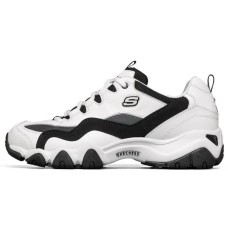 Skechers D Lites 2.0 Running Shoes White/Black/Grey 42