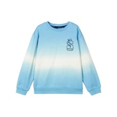 Skechers Kids Sweatshirts Blue & White Gradient/03HX, 130