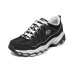 Skechers D Lites Low Top Daddy Shoes Black/White Women's 36