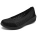 Skechers Arya Cushioning Wear-Resistant Low-Top Casual Shoes Women's Black Черный, 35