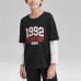 Skechers Kids T-Shirts Carbon Black 0018, 130
